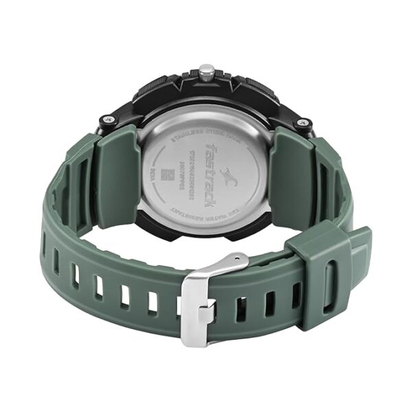 Fastrack AnaDigi Black Dial Plastic Strap Unisex Watch-38076PP02W/NT38076PP02W - Image 5