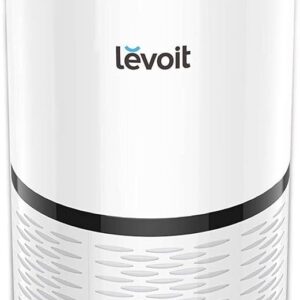 LEVOIT LV-H132 Purifier with True Hepa Filter Odor Allergies Eliminator for Smokers Smoke Dust Mold Home and Pets Air Cleaner with Optional Night Light Us-120V 2-Year Warranty 1 Pack White
