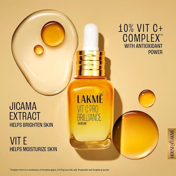 LAKMÉ Vit C Brillance Serum 10% Complex 15Ml - Image 4