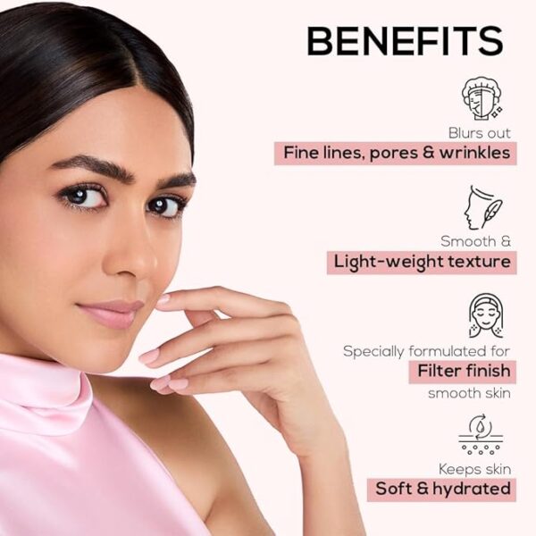 RENEE Bollywood Filter Face Primer 15gm | for a Flawless & Smooth Skin | Blurs Fine Lines, Wrinkles & Pores Instantly | Hydrating, Lightweight & Non-sticky | Cruelty-free - Image 2