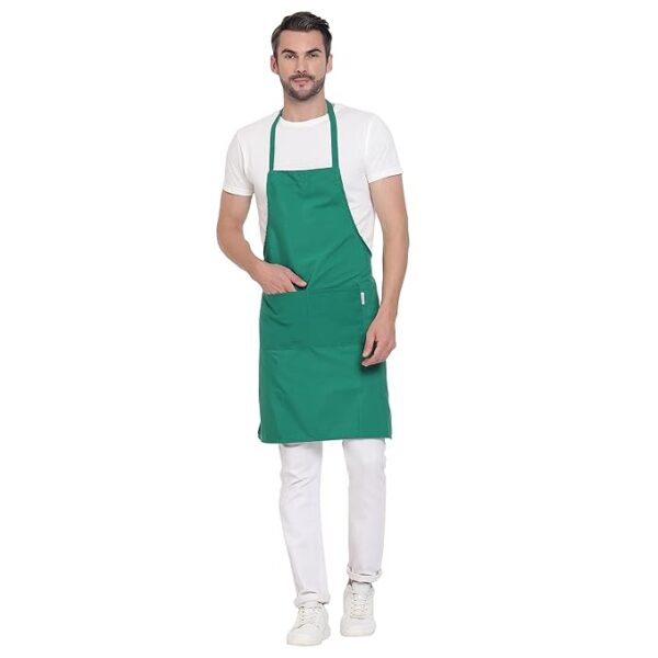 uniformer Apron for Men and Women | Durable & Stylish for Kitchen, Restaurant, Cafes | Ideal for Chefs, Bakers & Home Cooks | Easy to Clean | Unisex Design - Image 2