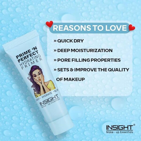 Insight Cosmetics Prime 'n Perfect Hydrating Primer (10ml) - Image 4