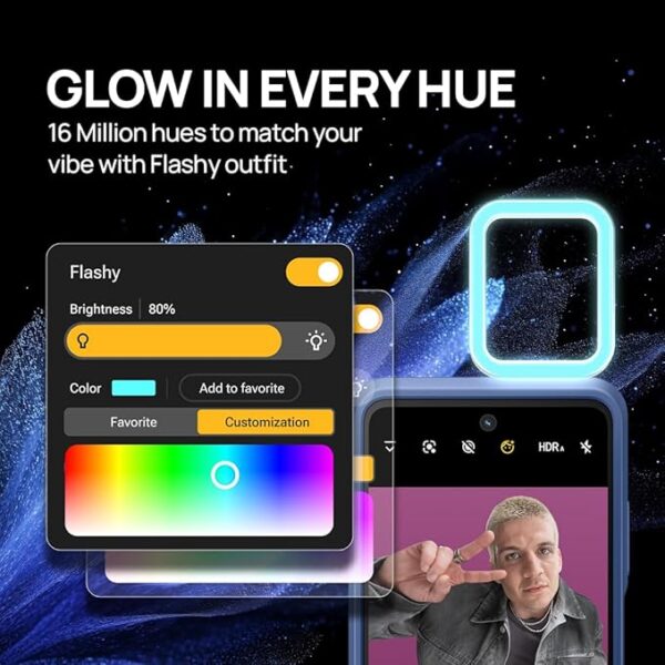 (Refurbished) HMD Fusion 5G with Smart Outfits | 108 MP Dual Rear Camera | 50 MP Front Camera | Snapdragon 4 Gen 2 Processor | Gen2 Repair-it-Yourself at Home | 33W Type C Fast Charger in-Box - Image 2