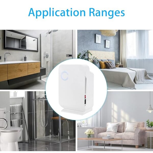 Dehumidifier, Dehumidification Machine Transparent and Visible Outputs Dry Air for Car Home, Kitchen, Toilet, Bathroom, Bedroom - Image 2