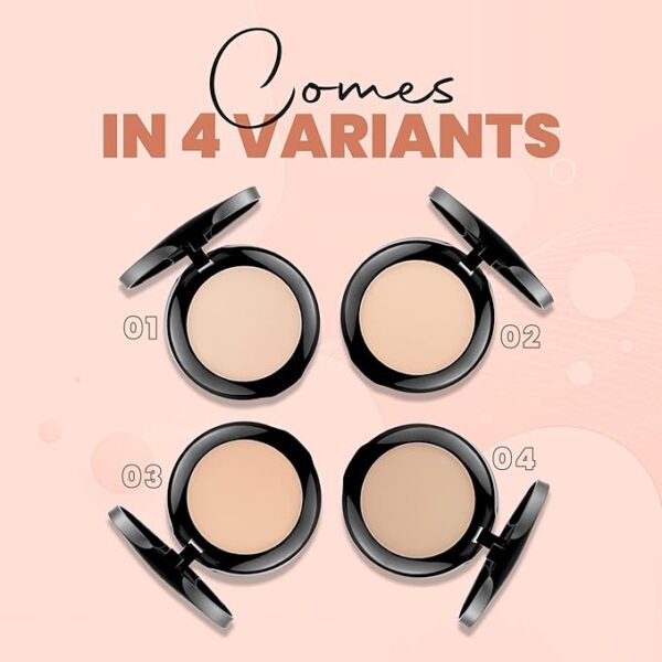 MARS Wonder 2 In 1 Compact With Mirror And Powder Puff | Oil And Sweat Control | Long Lasting Compact Powder For All Skin | Natural Finish (16.0Gm) (Shade-02) - Image 4