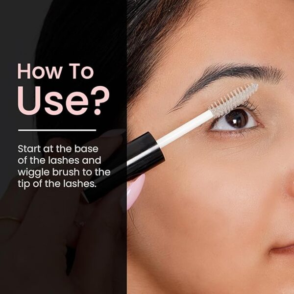 Swiss Beauty Perfect Lash Transparent Volumizing Mascara | Lightweight and Non sticky With Lash Growth Formula| 7ml - Image 2