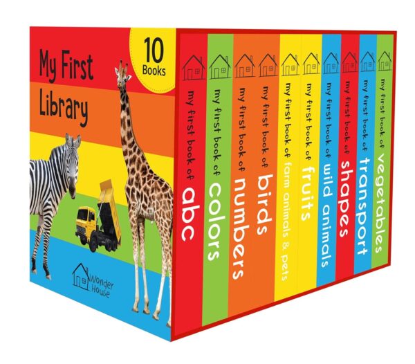 My First Library: Boxset of 10 Board Books for Kids Board book – Box set, 1 January 2018