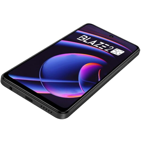 Lava Blaze 2 5G (Glass Black, 6GB RAM, 128GB Storage)| Stunning Ring Light| 50 MP AI Camera |5000 mAh Battery| Upto 12 GB Expandable RAM - Image 2