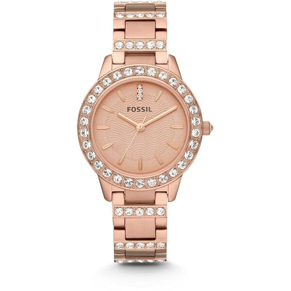 Fossil Jesse Analog Rose Gold Dial Watch - ES3020
