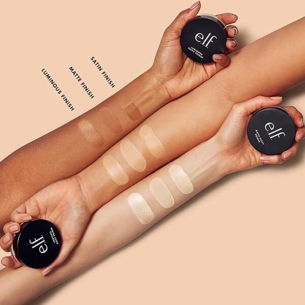 e.l.f. Poreless Putty Primer, Silky, Skin-Perfecting, Lightweight, Long Lasting, Smooths, Hydrates, Minimizes Pores, Flawless Base & Finish, All-Day Wear, Ideal for All Skin Types, 0.74 Fl Oz - Image 6