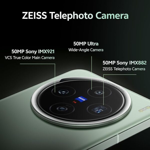 Vivo X200 5G (Natural Green, 12GB RAM, 256GB Storage) with No Cost EMI/Additional Exchange Offers - Image 2
