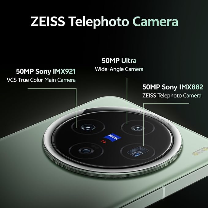 Vivo X200 5G (Natural Green, 12GB RAM, 256GB Storage) with No Cost EMI/Additional Exchange Offers - Image 2