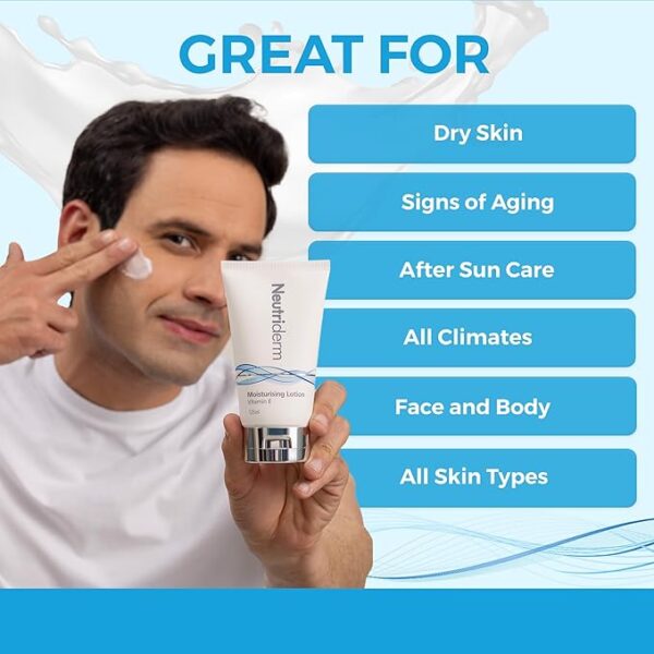 Neutriderm Moisturising Lotion w/Vitamin E - 125 mL - Image 4