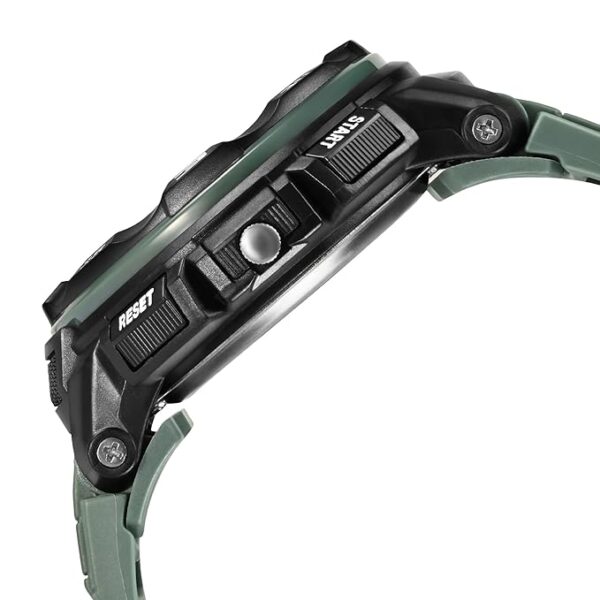 Fastrack AnaDigi Black Dial Plastic Strap Unisex Watch-38076PP02W/NT38076PP02W - Image 4