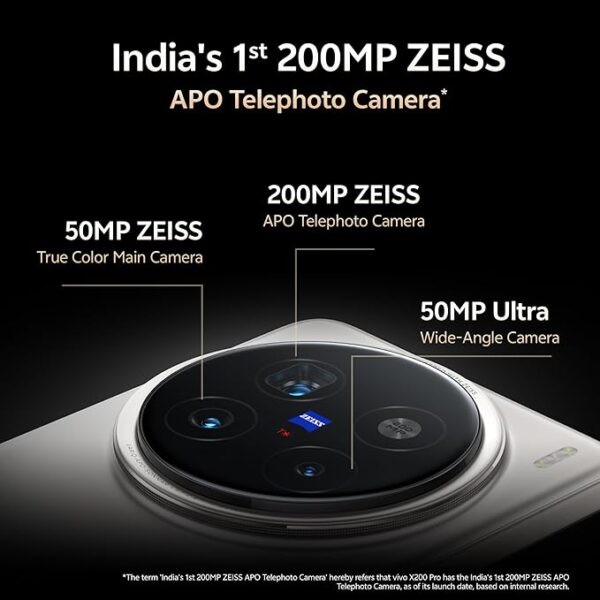 Vivo X200 Pro 5G (Titanium Grey, 16GB RAM, 512GB Storage) with No Cost EMI/Additional Exchange Offers - Image 2