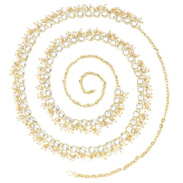 Peora Kundan Faux Pearl Traditional Jewelry Set Gift for Women
