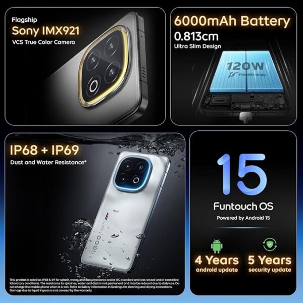 iQOO 13 5G (Nardo Grey, 12GB RAM, 256GB Storage) - Image 3