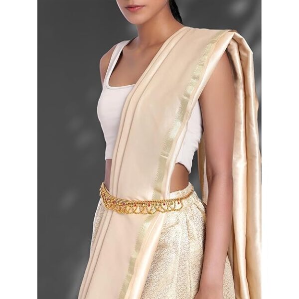 Peora Gold Plated Bridal Jewelry Set Gift for Women Indian Traditional Ethnic Wedding - Image 2