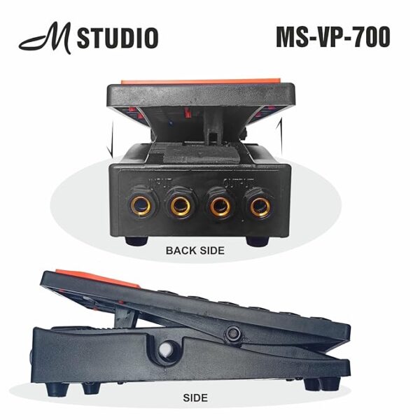 M-STUDIO MS-VP-700 STEREO VOLUME PEDAL FOR ALL MUSICAL INSTRUMENTS KEYBOARDS & OCTAPAD,NO BATTERY REQUIRED, ADVANCED POTENTIOMETER. - Image 3
