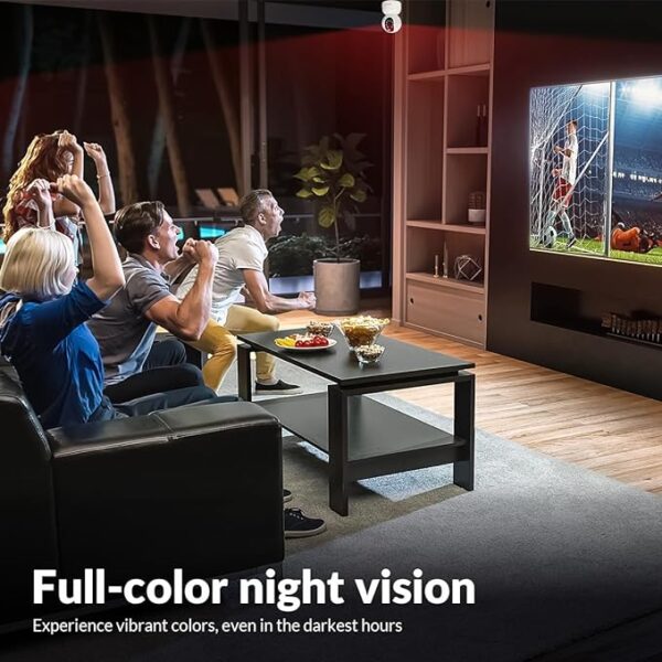 CP PLUS 3MP Smart Wi-fi CCTV Camera | 360° & Full HD Home Security | Full Color Night Vision | 2-Way Talk | Advanced Motion Tracking | SD Card Support (Upto 256GB) | IR Distance 20Mtr | EZ-P31 - Image 4