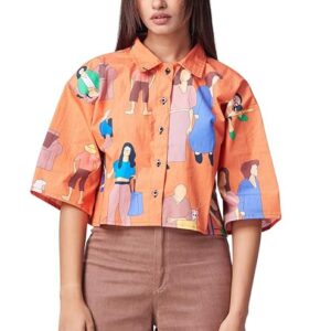 Leriya Fashion Shirt for Women | Crop Shirt for Women | Oversized Shirt for Women