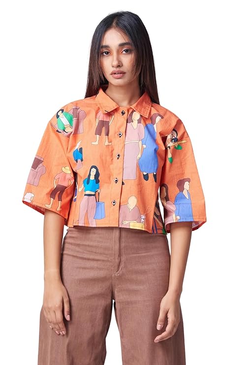Leriya Fashion Shirt for Women | Crop Shirt for Women | Oversized Shirt for Women