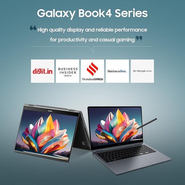Samsung Galaxy Book4 Pro | Intel Evo Core Ultra 7 155H | Built-in AI | 14" (35.56cm) Touchscreen Dynamic AMOLED 2X 120Hz| 500 Nits (16GB/512GB SSD/Intel Arc/Win11/MSO'21/Gray/1.23kg) - Image 2