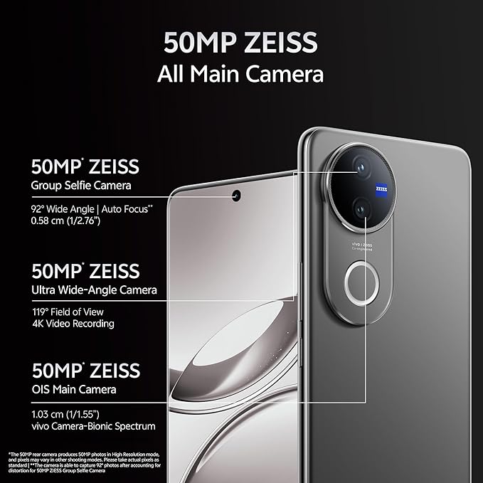 Vivo V50 5G (Titanium Grey, 12GB RAM, 512GB Storage) with No Cost EMI/Additional Exchange Offers - Image 4