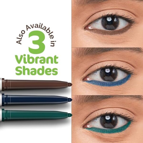 Mamaearth Pack of 2 Charcoal Black Glossy Long Stay Kajal Pencil With Vitamin C & Chamomile for 11-Hour Smudge-Free, Waterproof Wear - Image 3