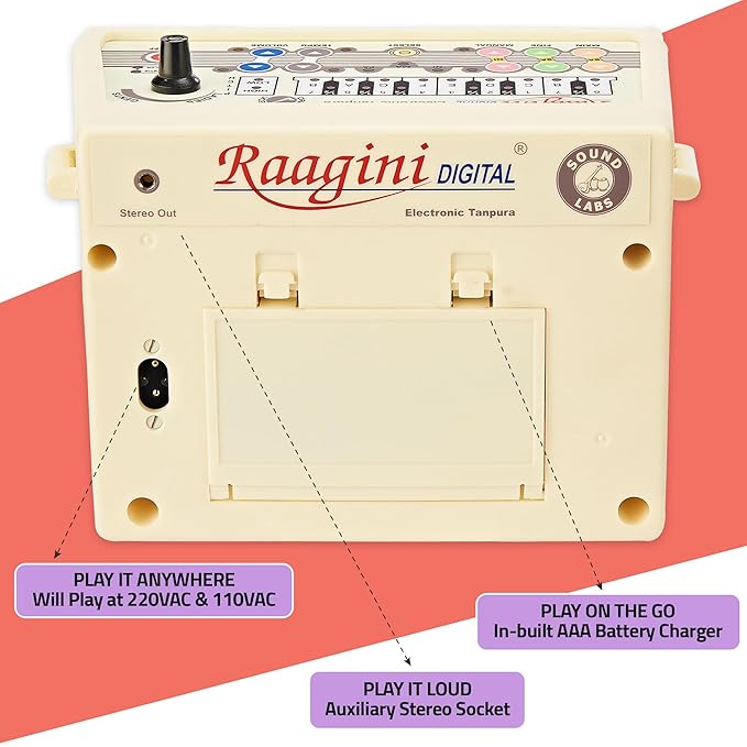 Sound Labs Raagini Digital, Electronic Tanpura By Sound Labs - Image 5