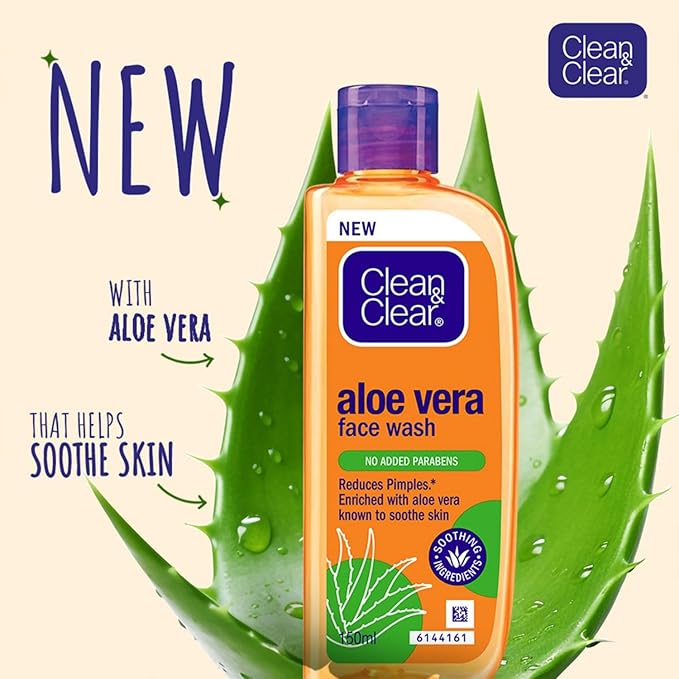 Clean & Clear Aloe Vera Face Wash 150ml - Image 3