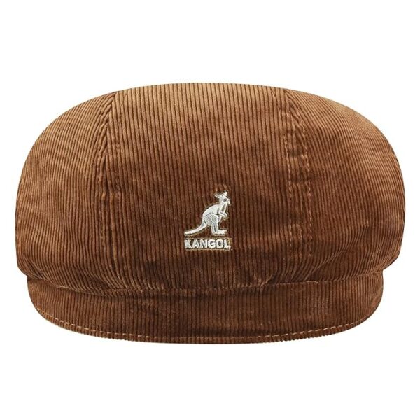 Kangol Men's Cord Hawker Flat Newsboy Cap Hat, Wood, Large - Image 3