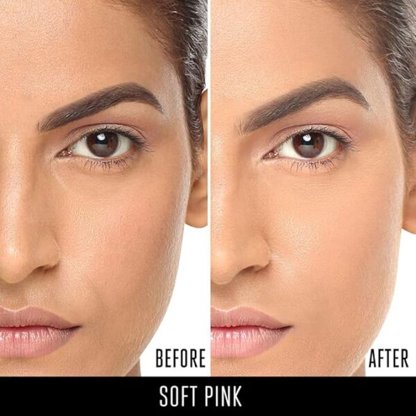 Lakme Rose Loose Face Powder, Matte Finish & Poreless Look, Oil Control & Sun Protection For Long Hours, Suitable for oily skin, Soft Pink, 40g (Pack of 2) - Image 4