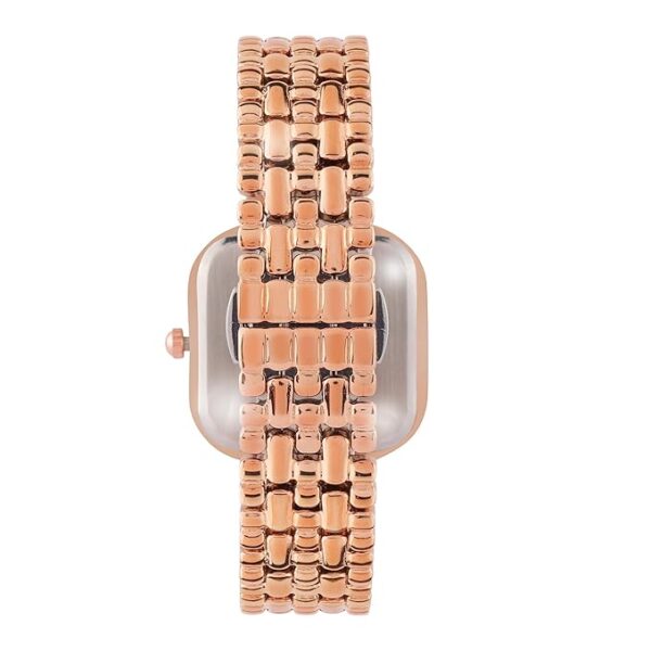 Carlton London Women Stainless Steel Analog Watch | Gold-Green Waterproof Watches for Women Girls Ladies | Fashionable Trendy Quartz Movement Wrist Watch - CLSSCDGRN - Image 6
