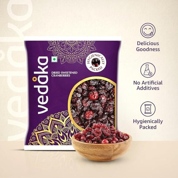 Vedaka Premium Whole Dried Cranberries, 1kg - Image 3