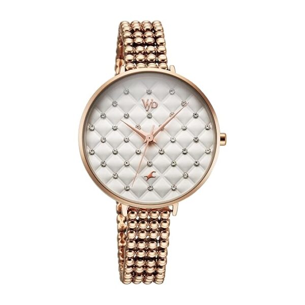 Fastrack Vyb Iconique Quartz Analog White Dial Watch for Women - Image 2
