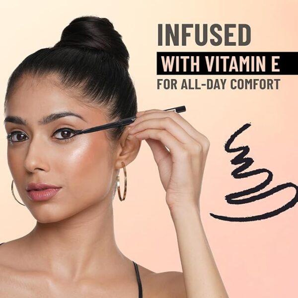 Swiss Beauty You & Eye Power Black Kajal | Waterproof & Smudge-Proof | 24 Hour Stay | Matte Finish Black Kajal | 0.30gm - Image 6