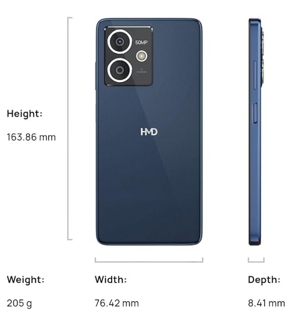 DAK HMD Crest 5G (Lust Lilac, 6GB RAM, 128GB Storage) | 6.7” FHD+ OLED Display | 50MP + 50MP Camera | MediaTek Dimensity 7200 Processor | 5000mAh Battery | 33W Fast Charging | Upto 12GB RAM Expansion - Image 3