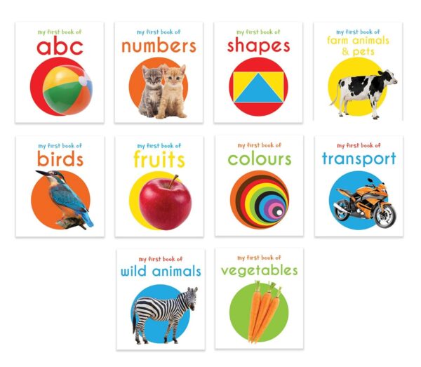 My First Library: Boxset of 10 Board Books for Kids Board book – Box set, 1 January 2018 - Image 2