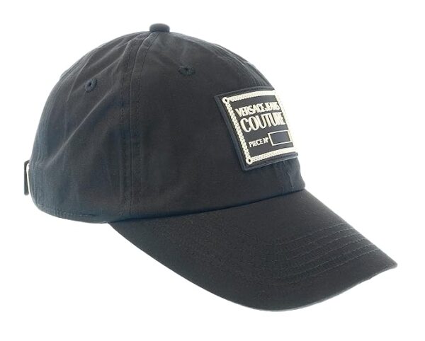 Versace Jeans Couture Black Baseball Cap for Men, Black, One Size - Image 2