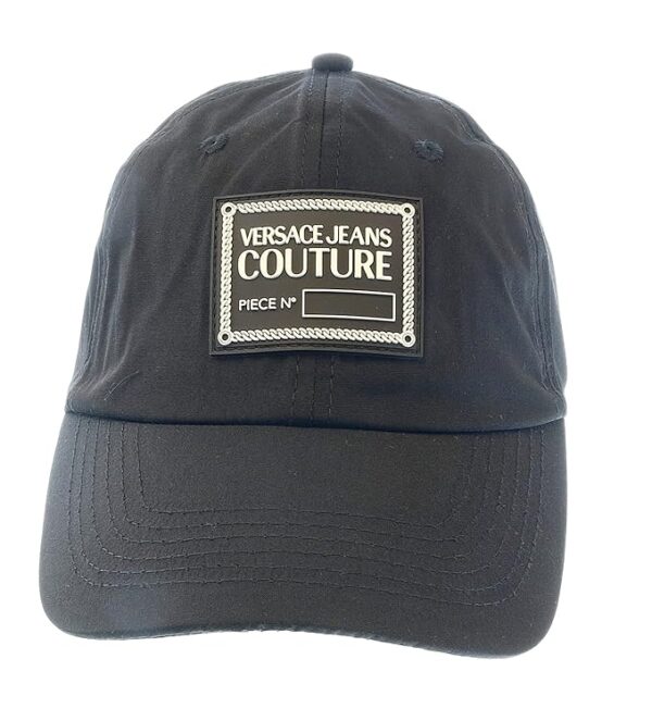 Versace Jeans Couture Black Baseball Cap for Men, Black, One Size