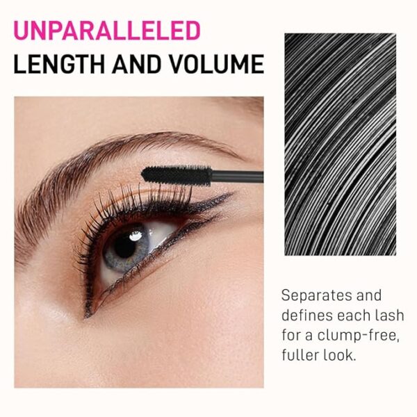 Sky High Lash Mascara - Ultra-Lengthening and Volumizing, Smudge-Proof, Clump-Free, Long-Lasting Wear, Enriched with Nourishing Ingredients, Cruelty-Free - Image 3