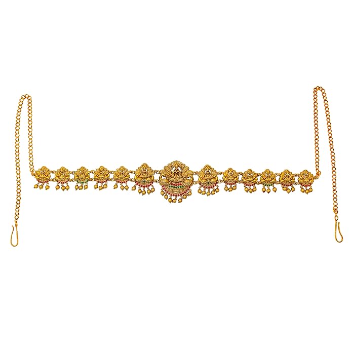 Nagneshi Art Gold-Plated Lakshmi Vaddanam Waist Belt for Women | Traditional Bridal Temple Kamarband Jewelry 16000 - Image 5