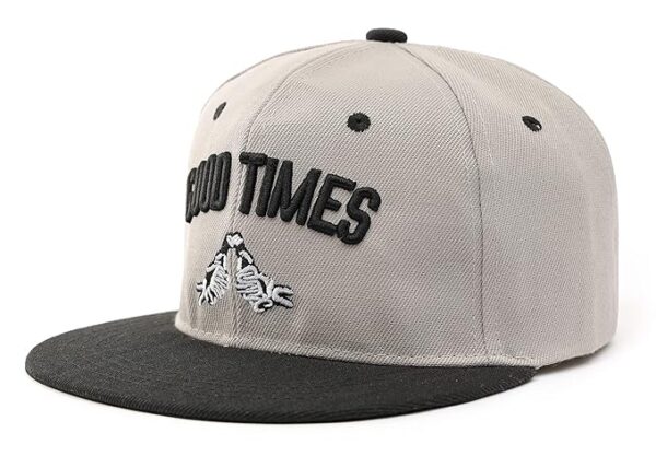 DRUNKEN Cap for Men Women Unisex Topi Head Branded Good Time Boy's Girl's Hip Hop Caps Adjustable Strap Summer Sports Gym Dance Cotton Free Size Woolen Fashion Baseball Snapback Winter Cotton (Grey) - Image 3