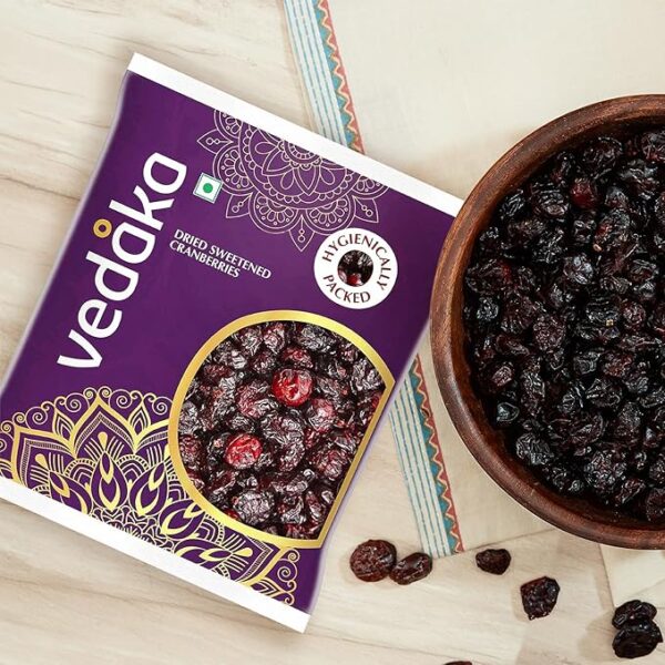 Vedaka Premium Whole Dried Cranberries, 1kg - Image 2
