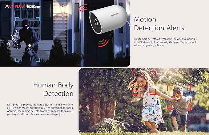 CP PLUS 4 MP Wi-Fi PT Home Security Smart Camera| with 128 GB Memory | 360˚ with Pan & Tilt | Two Way Talk | Cloud Monitoring | Motion Detect | Night Vision |SD Card| Alexa & OK Google - CP-V41A - Image 6