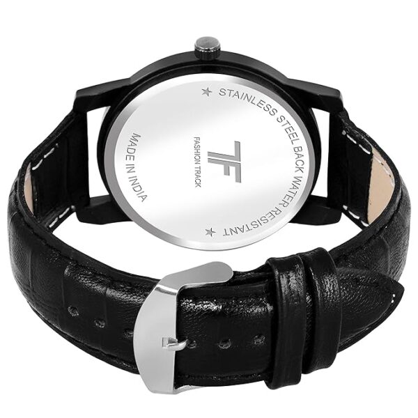 Fashion Track Analogue Men's Watch (Multicolored Dial Black Colored Strap) - Image 4