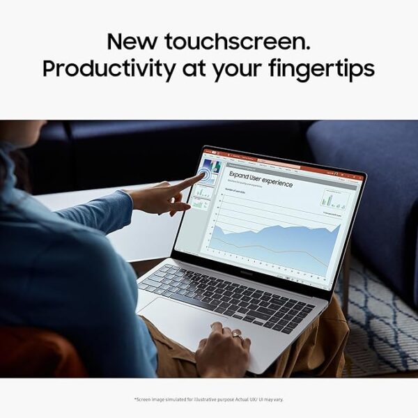 Samsung Galaxy Book4 Pro | Intel Evo Core Ultra 7 155H | Built-in AI | 14" (35.56cm) Touchscreen Dynamic AMOLED 2X 120Hz| 500 Nits (16GB/512GB SSD/Intel Arc/Win11/MSO'21/Gray/1.23kg) - Image 4
