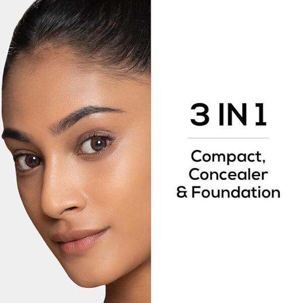 RENEE Pro HD 3-IN-1 Compact - Soie, Compact Powder, Concealer & Foundation, SPF 20, Matte Finish, High Coverage, Ultralight & Silky Smooth Finish For All Skin With Vitamin E, C & Aloe Vera (Beige) - Image 6