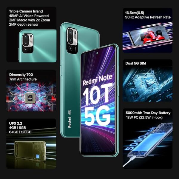 Redmi 13 5G, Hawaiian Blue, 6GB+128GB | India Debut SD 4 Gen 2 AE | 108MP Pro Grade Camera | 6.79in Largest Display in Segment - Image 4